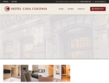 Tablet Screenshot of casa-colonia.de